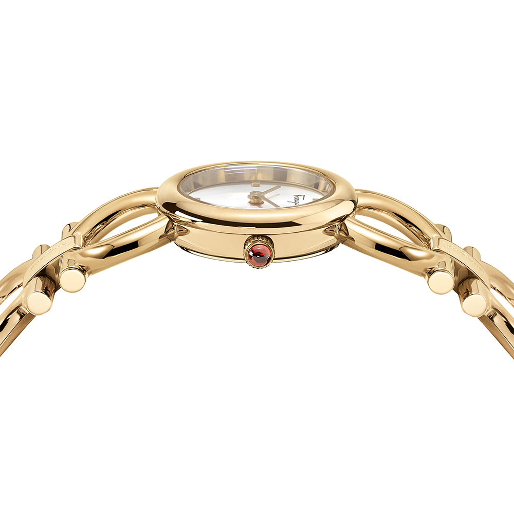 Double Gancini Round Watch