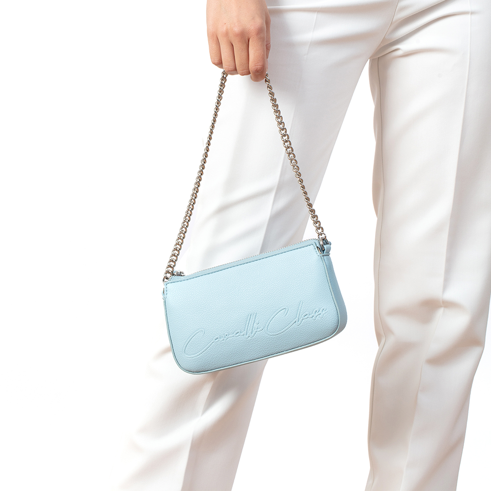 Cavalli Class - Bari Clutch Bag, Light Blue