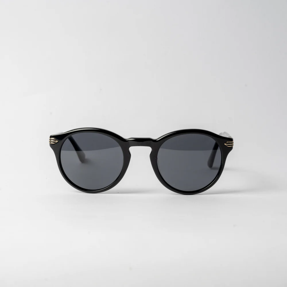 VAYO Classic Round Polarized Sunglass Black