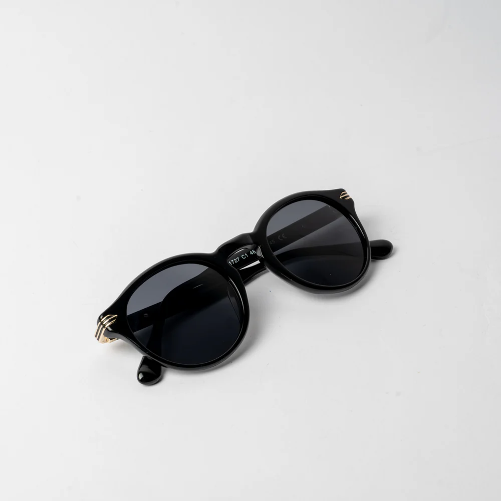 VAYO Classic Round Polarized Sunglass Black