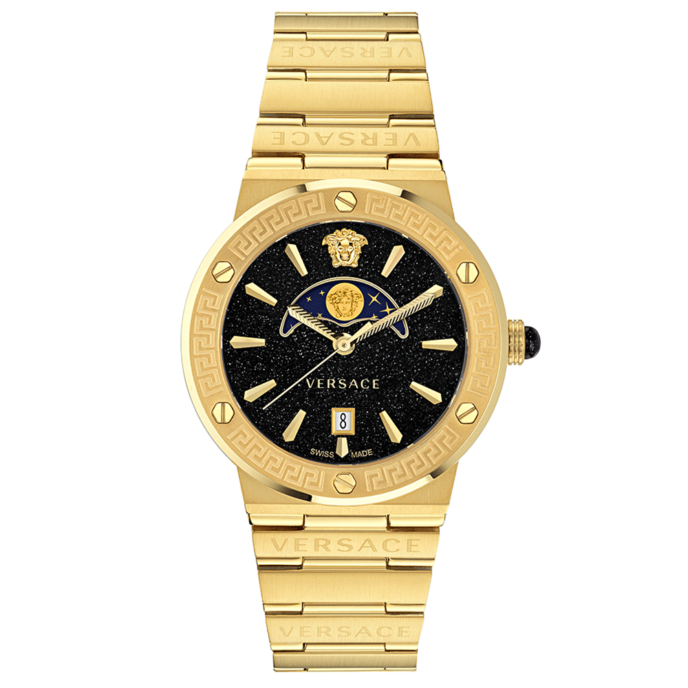 Versace Greca Logo Moonphase Women's Watch