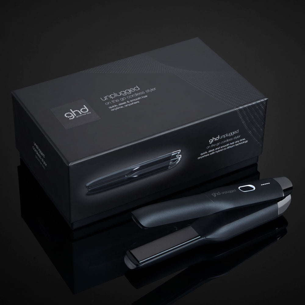 GHD Unplugged Cordless Hair Straightener (Black)