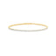 Gold-toned flexible tennis bracelet featuring a continuous line of small, round, clear stones and an integrated clasp.