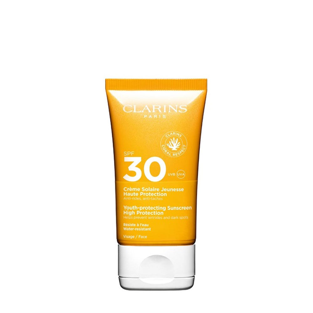 كلارنس واقي من الشمس لحماية الشباب، حماية عالية بعامل حماية من الشمس SPF30 كلارنس واقي من الشمس لحماية الشباب، حماية عالية بعامل حماية من الشمس SPF30