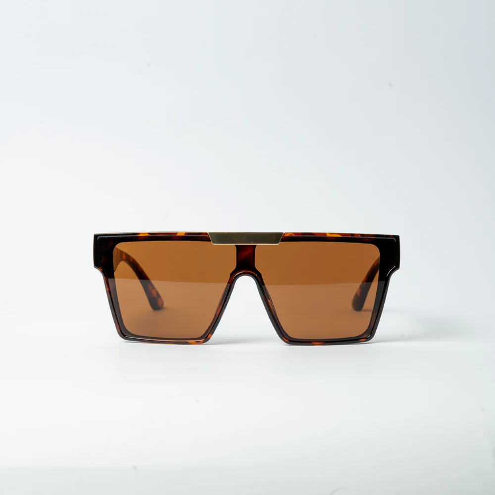 VAYO Luna Shield Sunglass Brown Secondary image