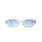 VAYO Aurora Bold Square Women's Sunglass Blue