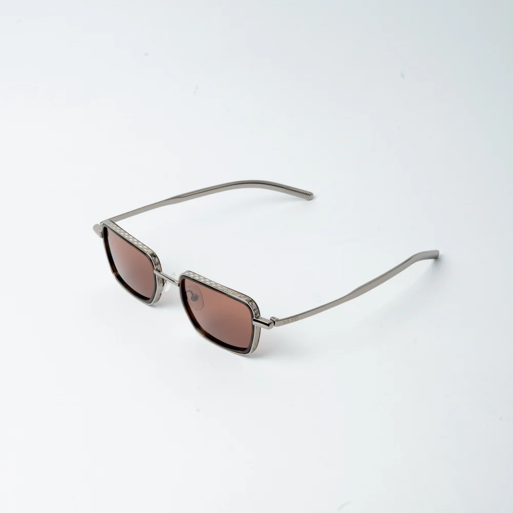 VAYO Classic Rectangle Sunglass Brown