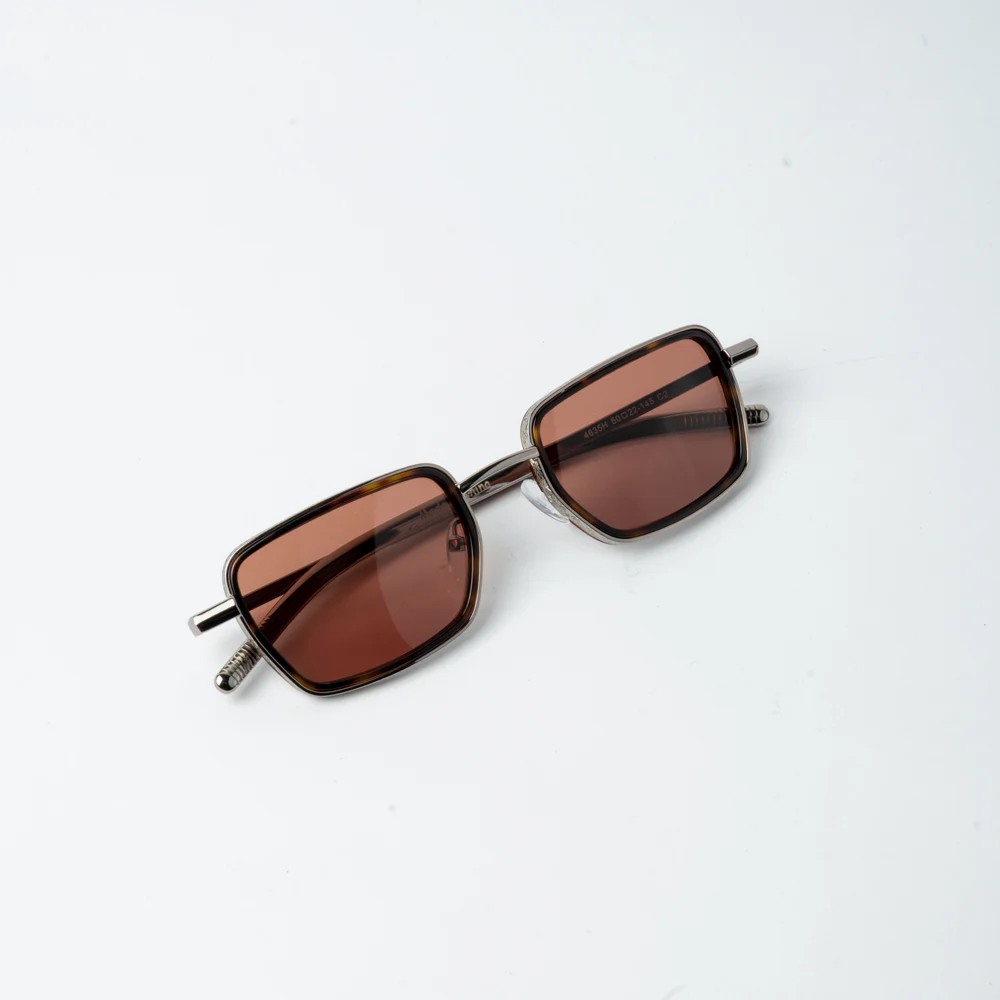 VAYO Classic Rectangle Sunglass Brown