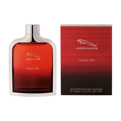 رذاذ Jaguar Classic Red Eau de التوالي للرجال ، 100 مل