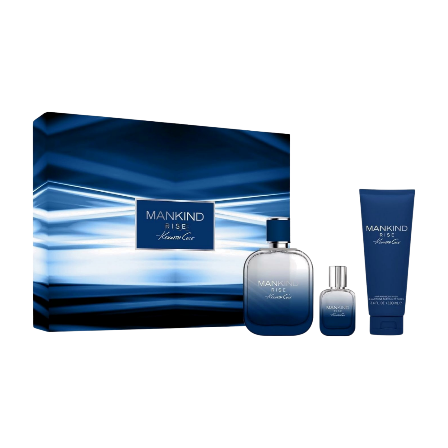 Kenneth Cole  Mankind Rise Eau De Toilette 3pc Gift Set