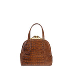 Orlandi Valentino Women's Rhea Embossed Top Handle Hand Bag