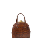 Orlandi Valentino Women's Rhea Embossed Top Handle Hand Bag