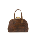 Orlandi Valentino Women's Rhea Embossed Dome Top Handle Hand Bag