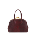 Orlandi Valentino Women's Rhea Embossed Top Handle Hand Bag