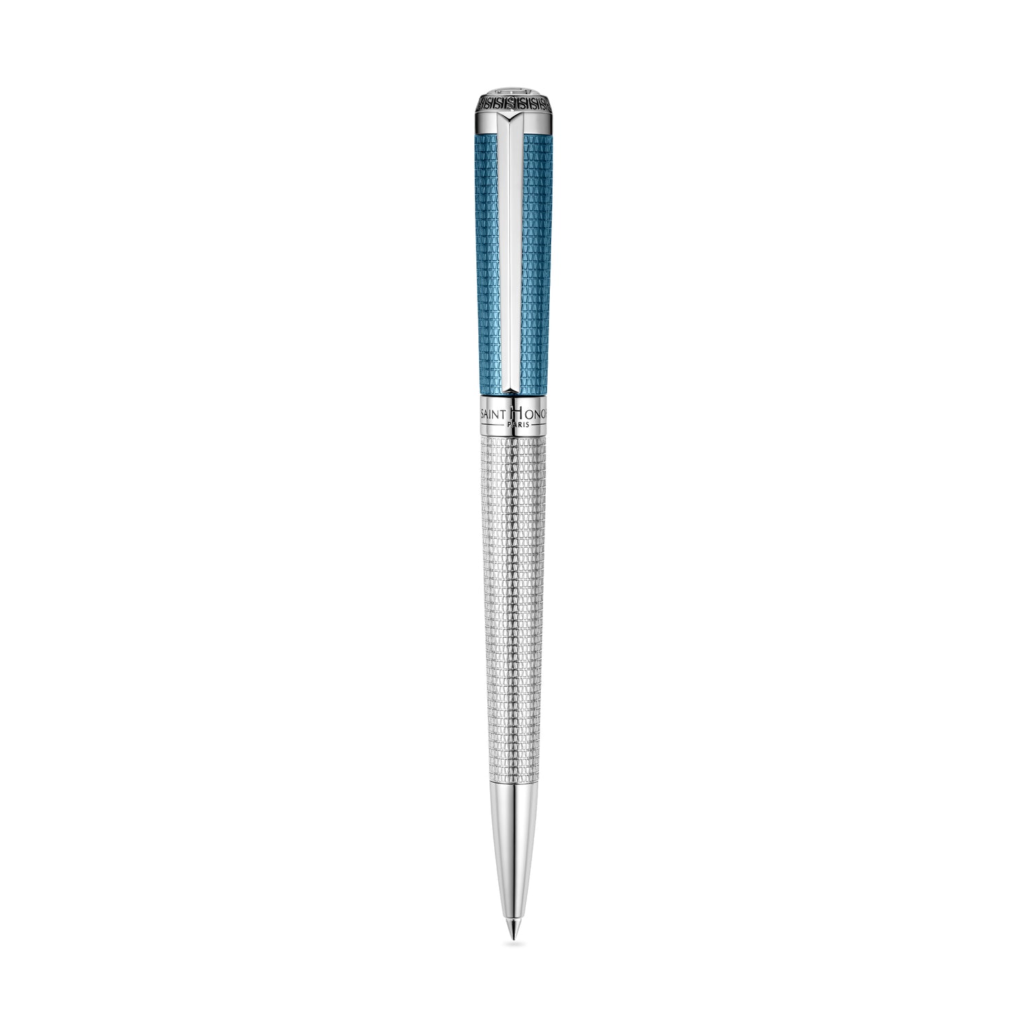 Saint Honore - Matignon Blue & Stainless Steel Pen Saint Honore - Matignon Blue & Stainless Steel Pen