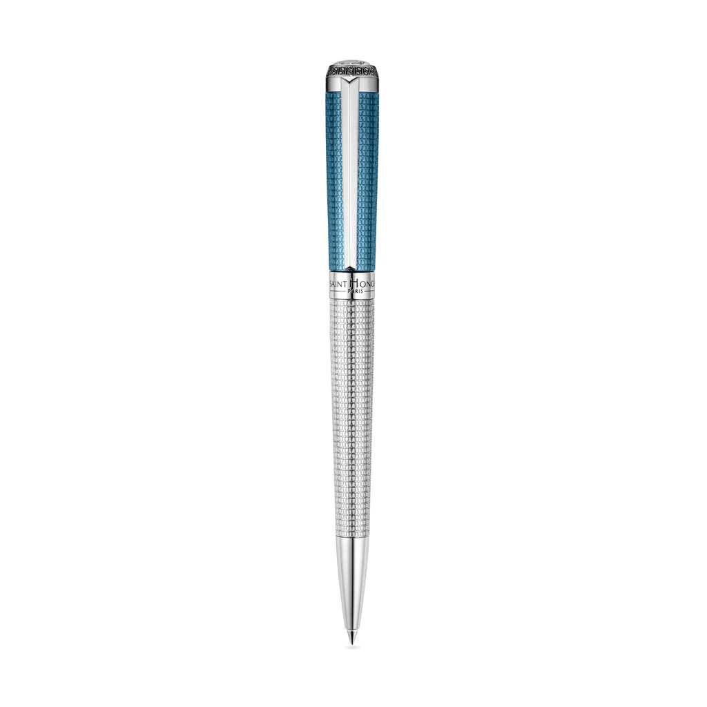 Saint Honore - Matignon Blue & Stainless Steel Pen