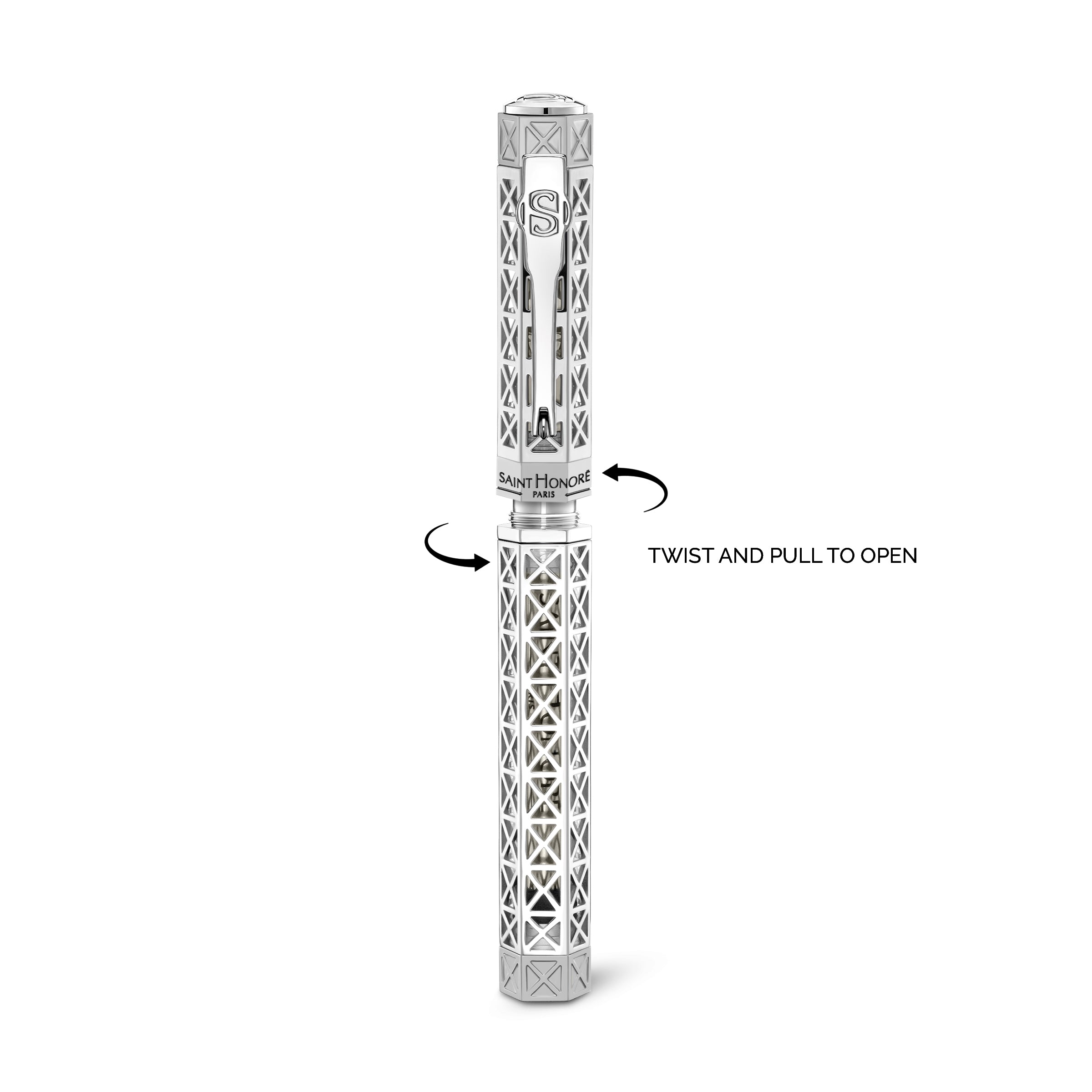 Saint Honore CDM Steel Lattice Cutout Special Edition Ball Pen