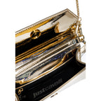Just Cavalli Women's Metallic Clutch with Chain Strap