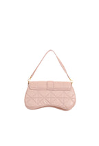 Just Cavalli Women's Black Quilted Shoulder Bag with Snake Clasp