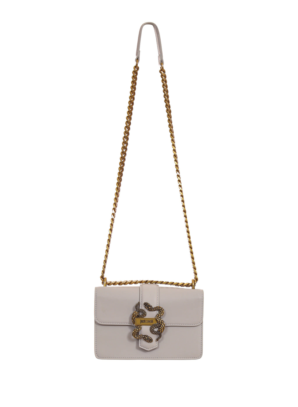 Just Cavalli Women's Leather Chain Shoulder Bag