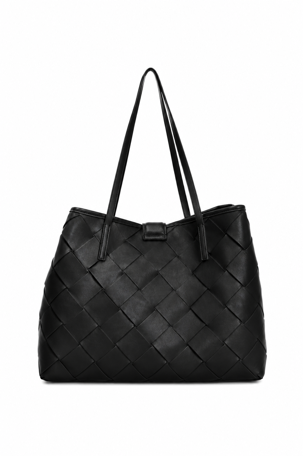 Just Cavalli Women's Woven Leather Tote Bag