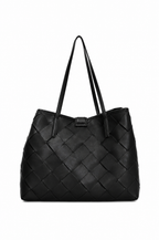 Just Cavalli Women's Woven Leather Tote Bag
