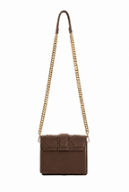 Just Cavalli Women's Mini Woven Leather Chain Crossbody Bag