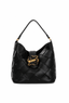 Just Cavalli Women's Black Woven Hobo Shoulder Bag