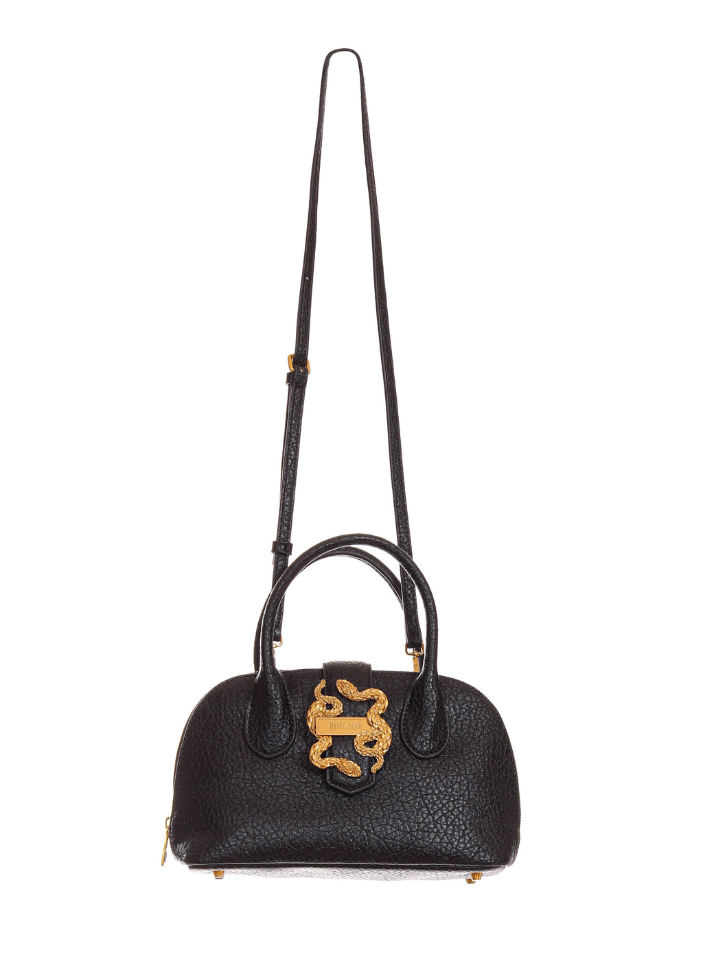 Just Cavalli Women's Pebbled Leather Mini Top Handle Bag