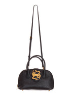 Just Cavalli Women's Pebbled Leather Mini Top Handle Bag