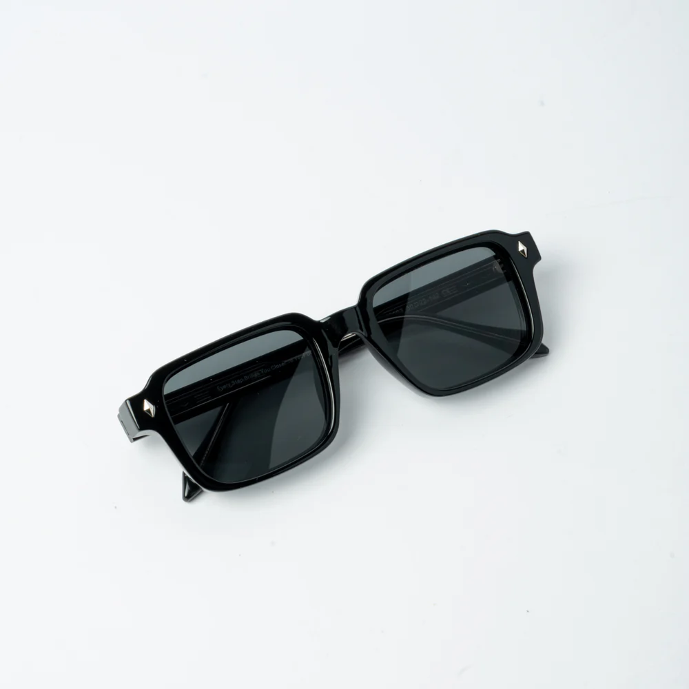 VAYO Square PC Frame Sunglass Black