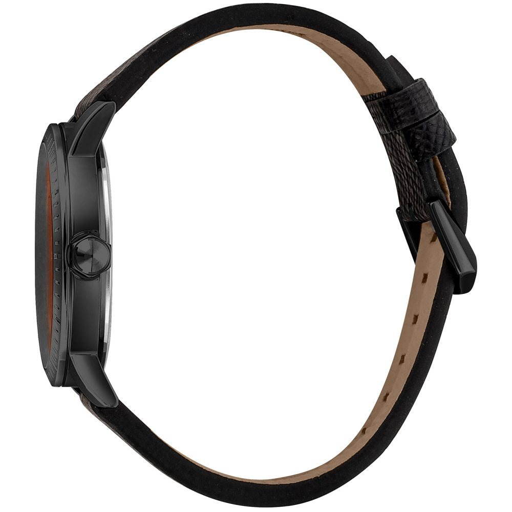 Just Cavalli Men's Black Leather Watches Secondary image