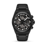 Police Airflow Men's 43MM Black Chronograph Stainless Steel Strap Watch