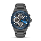 Police Airflow Men's 43MM Blue Chronograph Stainless Steel Strap Watch