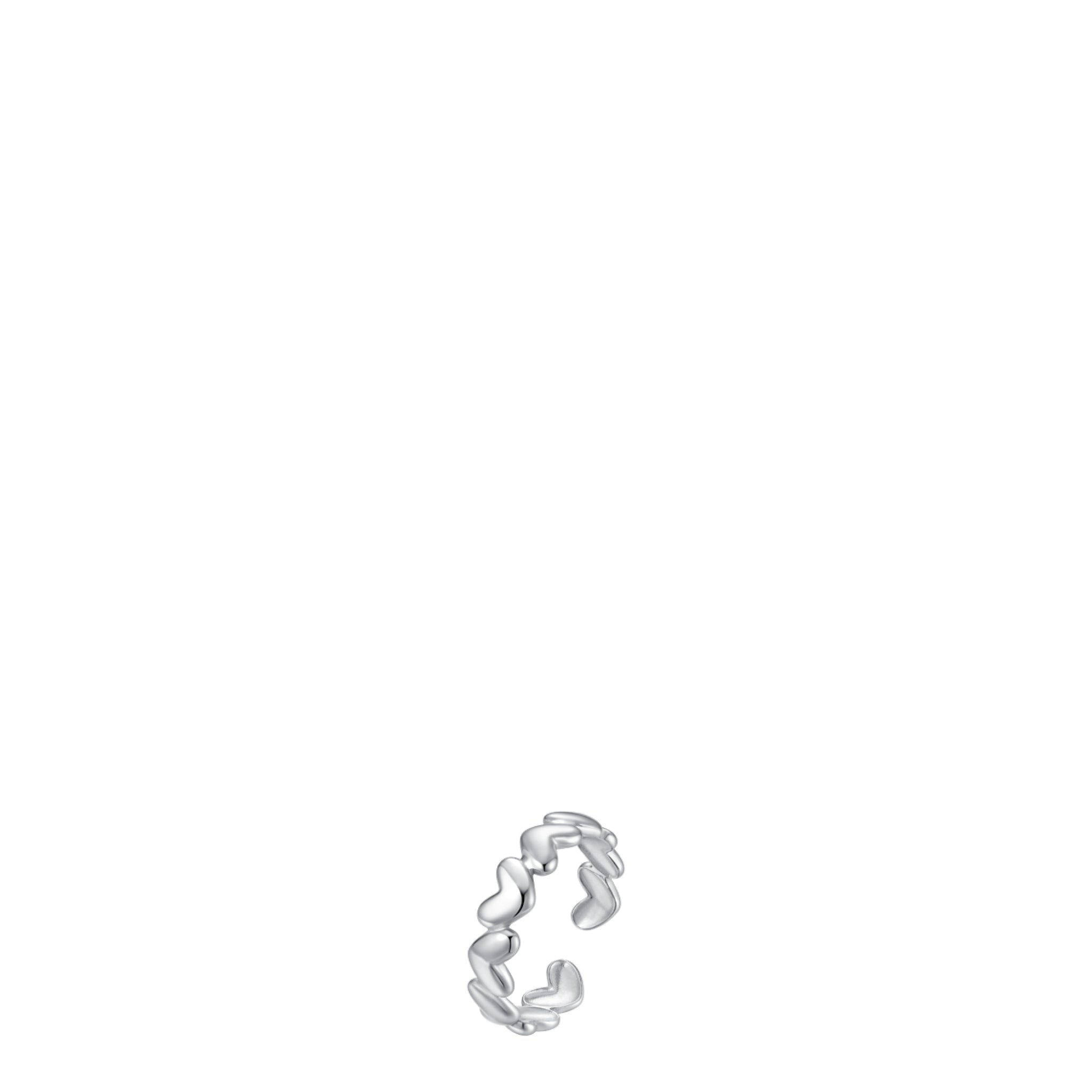 Luca Barra Women’s Steel Heart Ring Secondary image