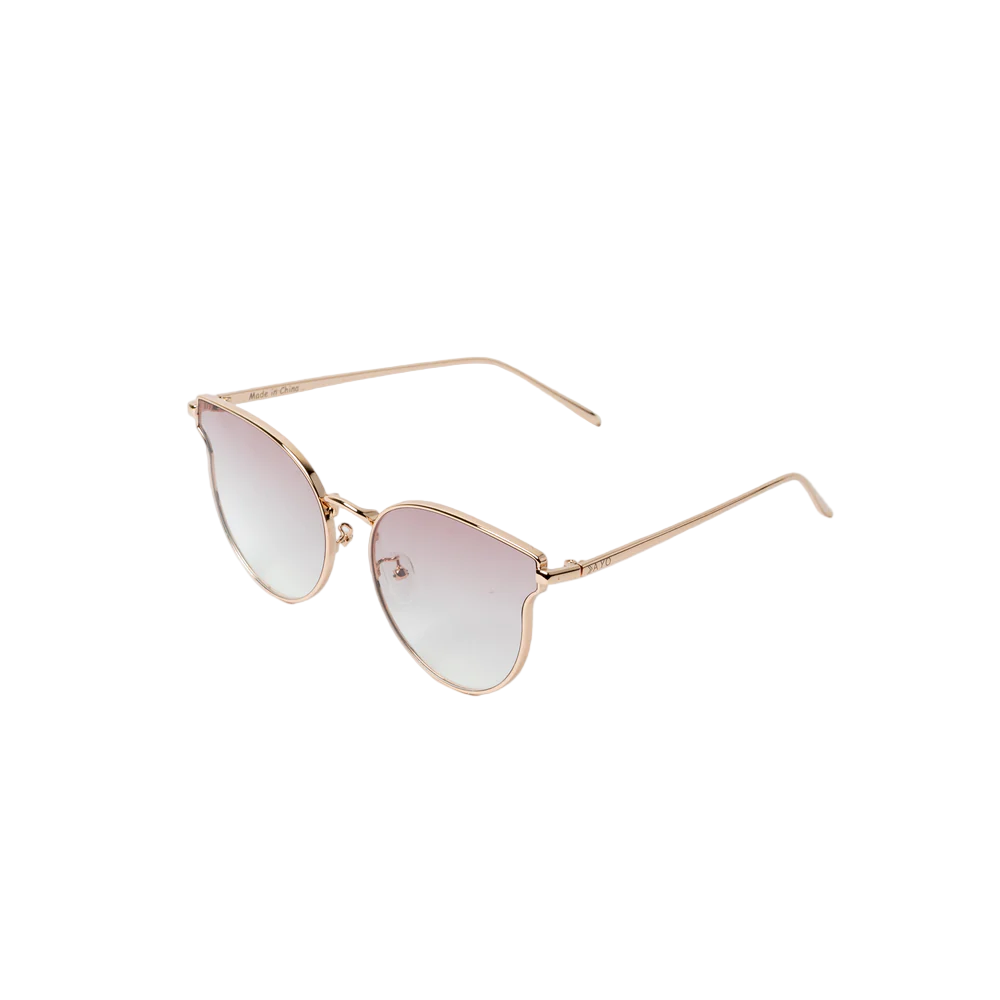 VAYO Aura Rose Gold Cat Eye Sunglass for Women Pink VAYO Aura Rose Gold Cat Eye Sunglass for Women Pink