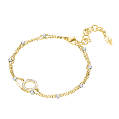 Police Ayara Crystal &amp; Beads Twin Chain Bracelet
