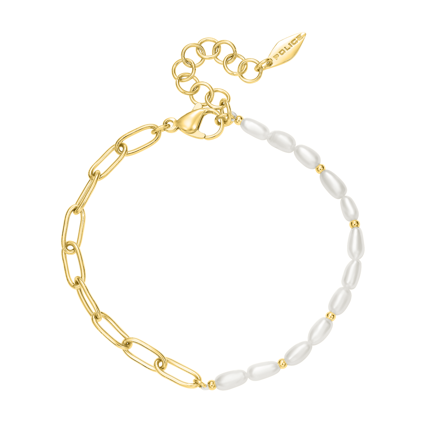 Police Ayara Pearl Beads & Links Bracelet Police Ayara Pearl Beads & Links Bracelet