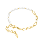 Police Ayara Pearl Beads & Links Bracelet