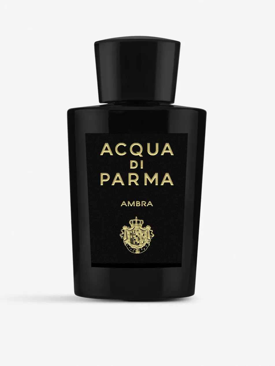 Acqua di Parma Signature Ambra Eau de Parfum 100ml luxury amber fragrance available online at Paris Gallery Qatar