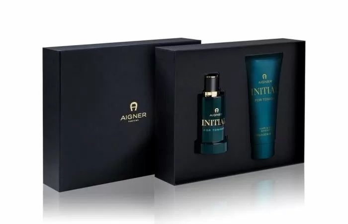 Aigner Initial For Tonight Eau de Parfum 100ml with Hair and Body Shampoo 200ml luxury fragrance gift set – Shop Now Online