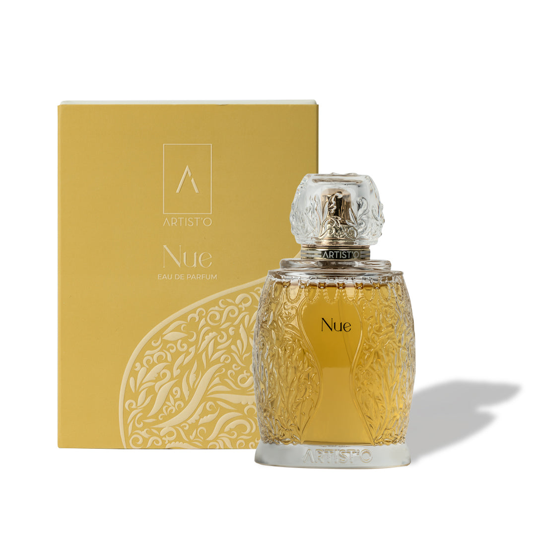 Artisto Nue Eau de Parfum 100ml luxury perfume bottle available online at Paris Gallery Qatar