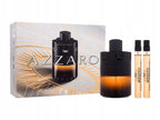 Azzaro The Most Wanted Parfum Gift Set for Men with full-size bottle and travel sprays, available online at Paris Gallery Qatar