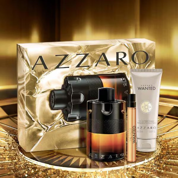 Azzaro The Most Wanted Perfume Trio Gift Set | Paris Gallery Qatar