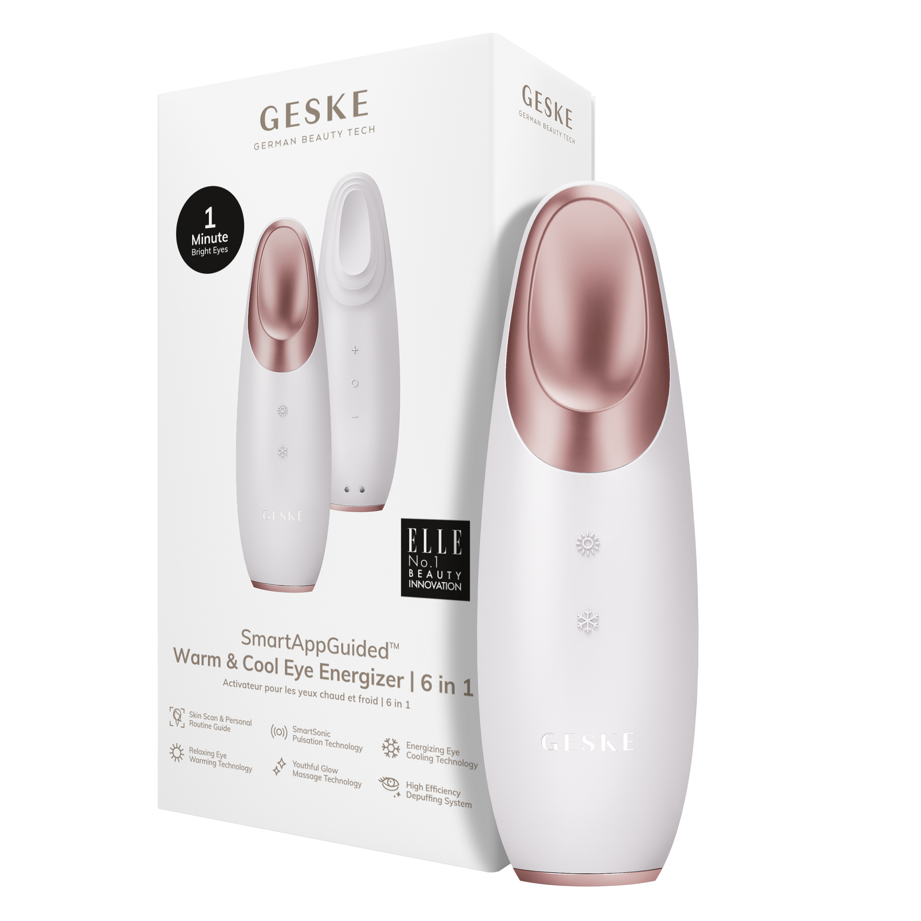 Geske Warm & Cool Eye Energizer | 6 in 1 - Starlight