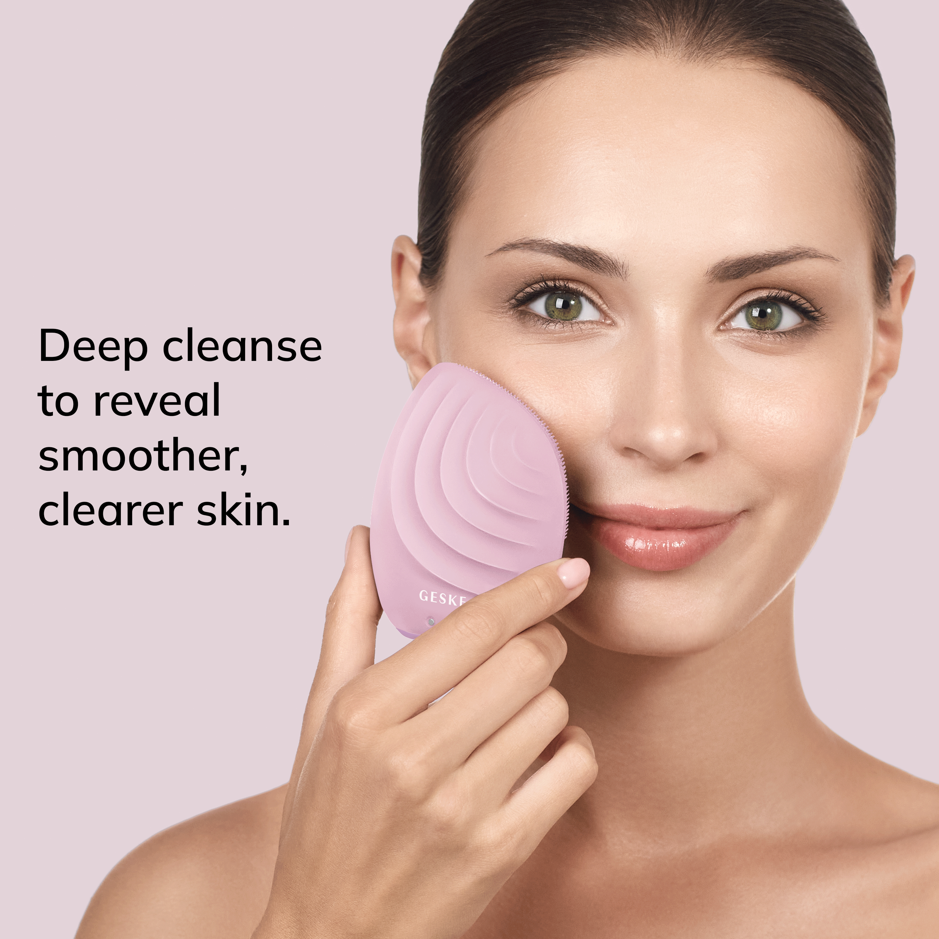 Geske Sonic Facial Brush | 5 in 1 - Pink
