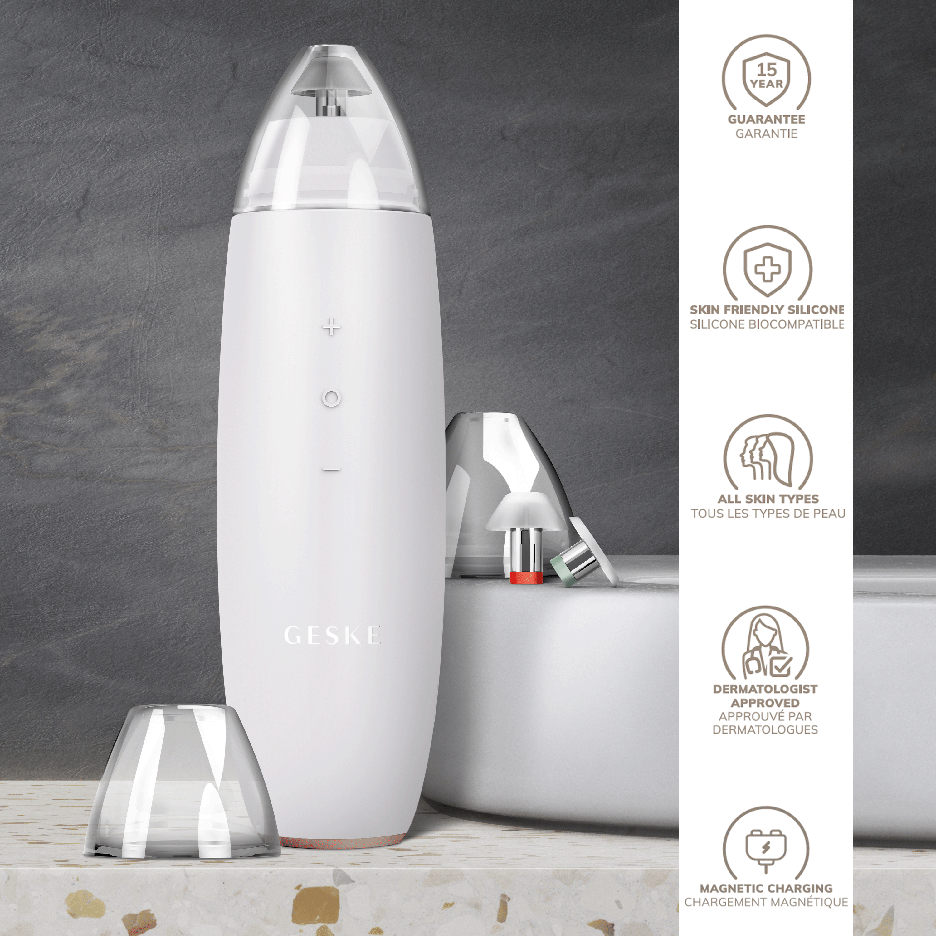 Geske MicroDermabrasion Blackhead Remover | 7 in 1 - Starlight