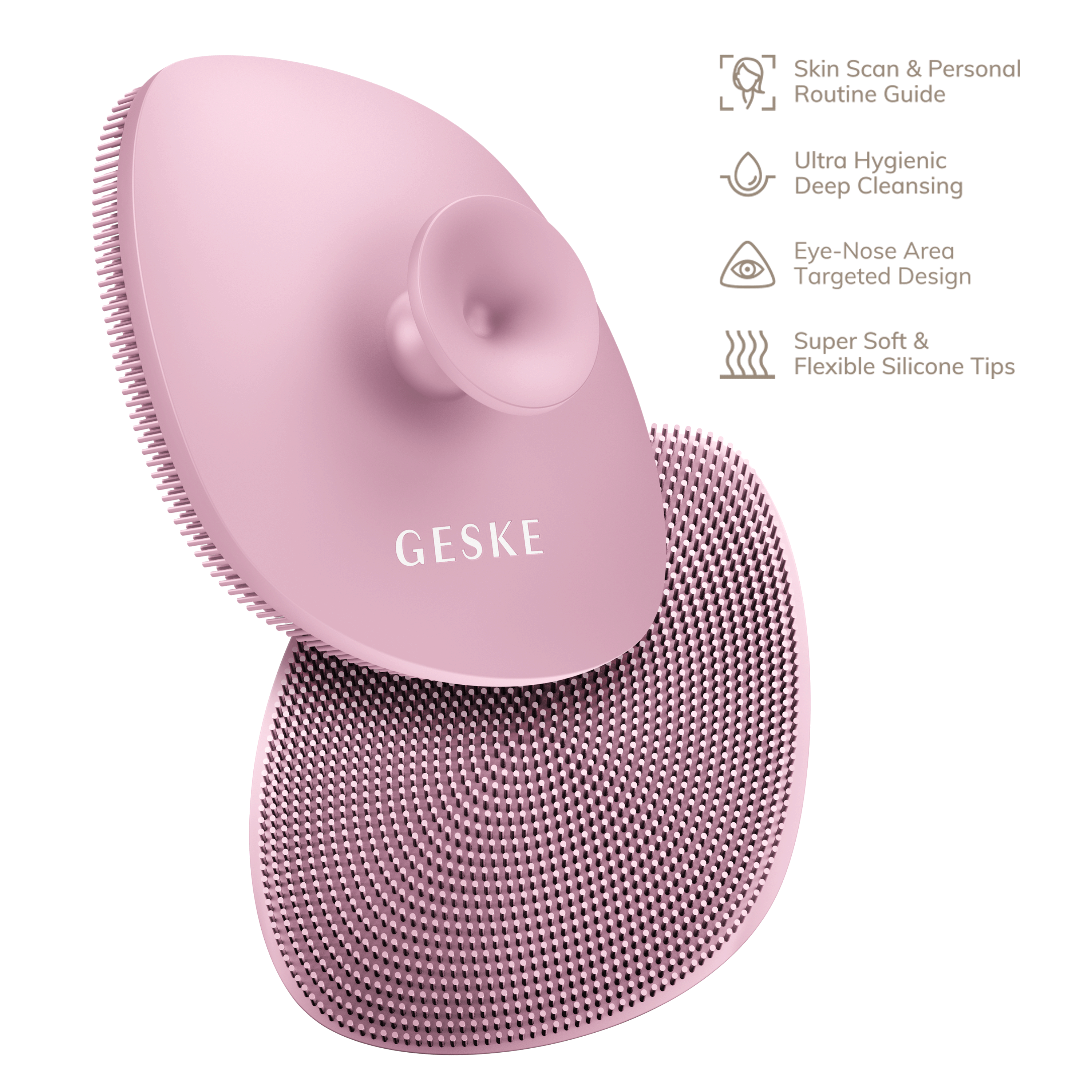 Geske Facial Brush | 4 in 1 - Pink