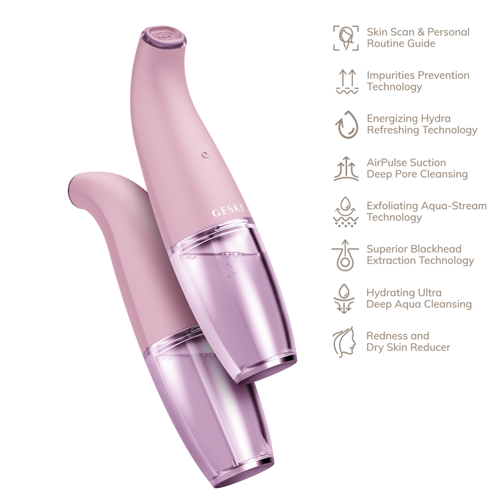 Geske Aqua- Stream Face Cleanser | 8 in 1 - Pink