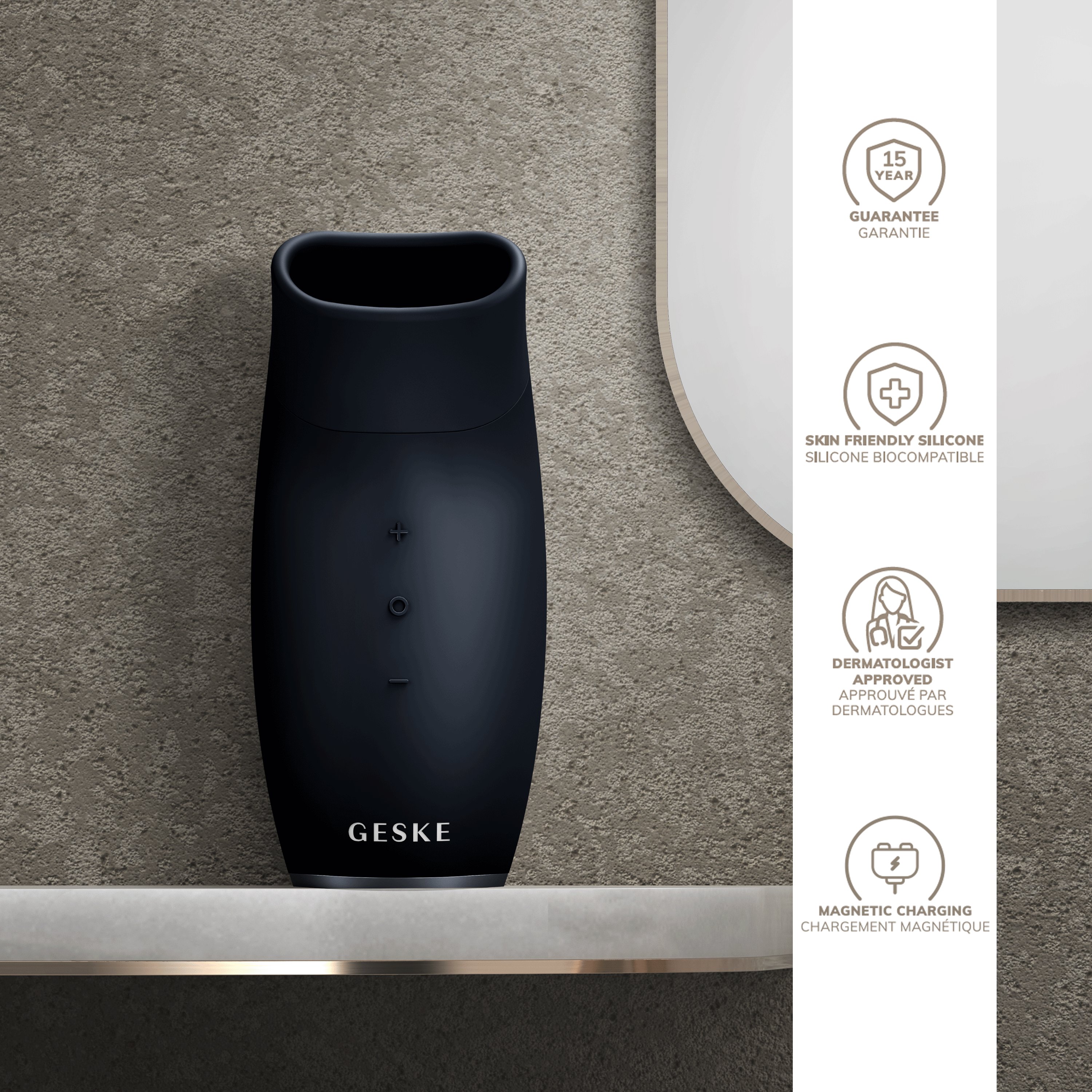 Geske Lip Volumizer &amp; Booster | 6 in 1 - Black